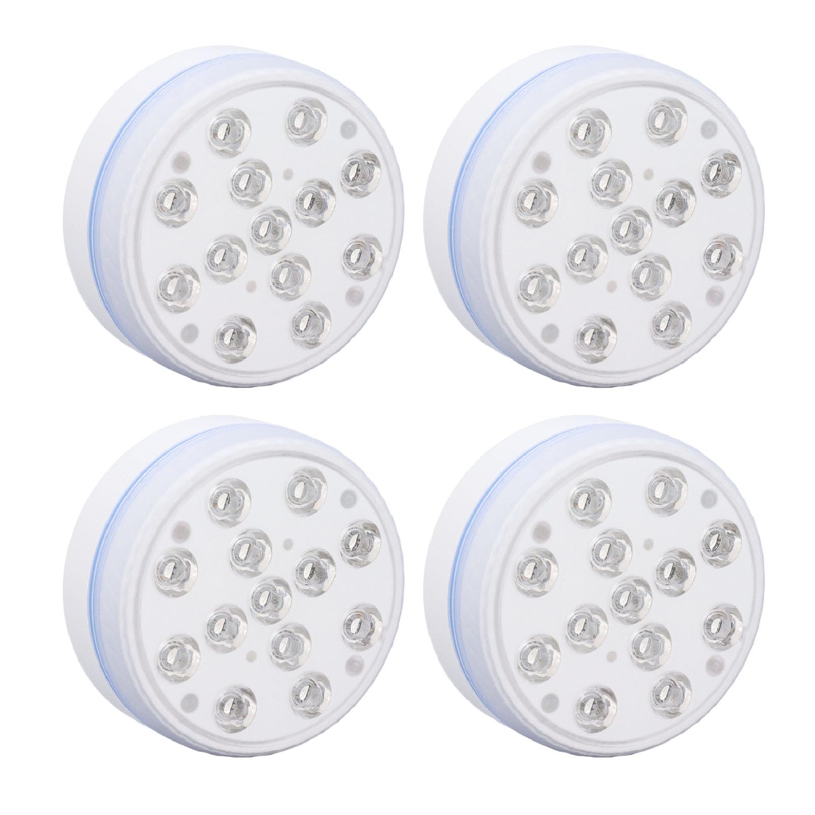 Syrisora 13 Luci Sommergibili a LED per Piscina, Risparmio Energetico Ultra Luminoso con 4 Magneti 20 Ventose, Telecomando Impermeabile IP68 per Piscine Vasche Idromassaggio Stagni
