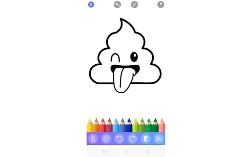 Emoji Glitter Coloring Book - Color Games