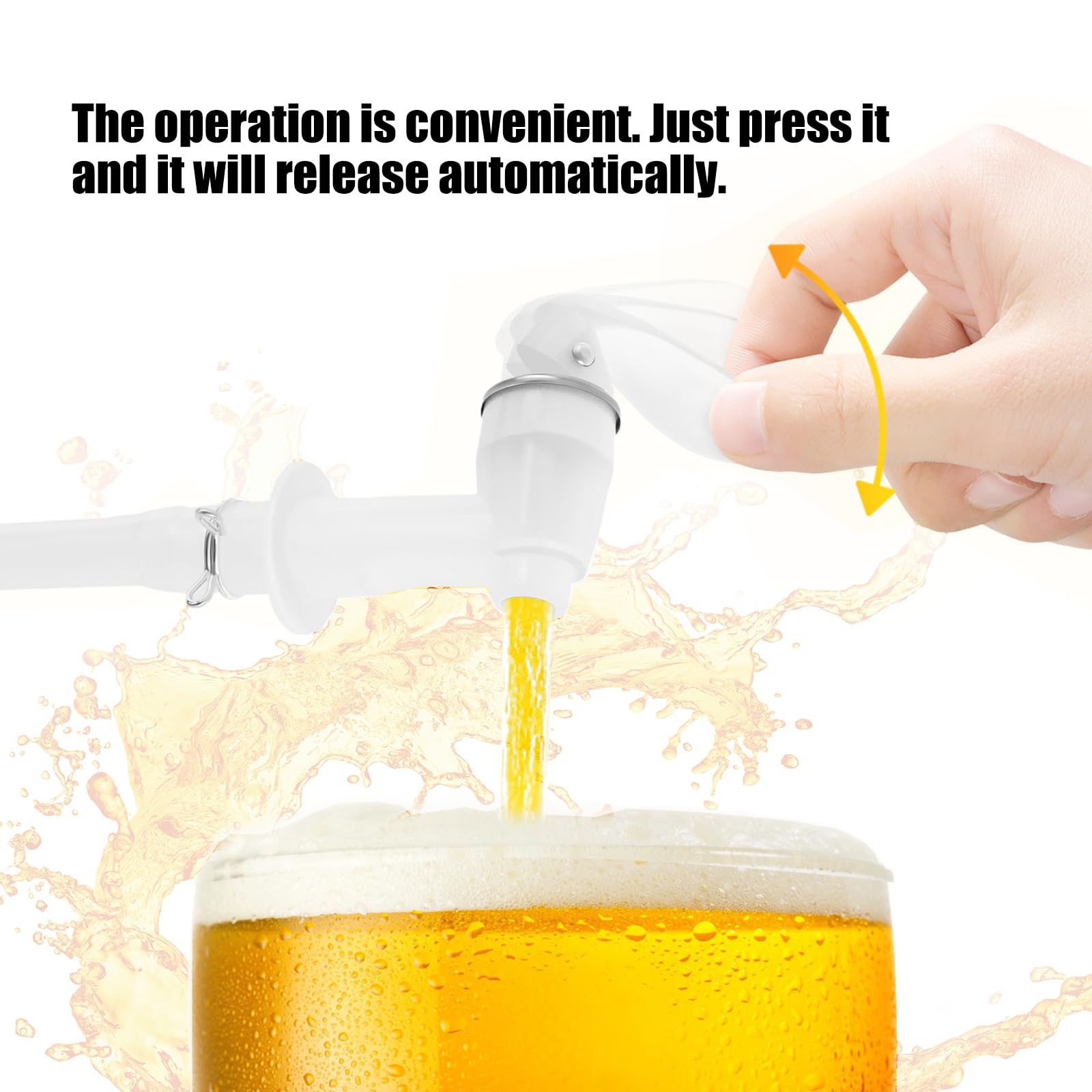 Trasparenza Zaino Acrilico Liquido Dispenser 6L Capacità Doppio Beccuccio Sistemi per Attività All'aperto Viaggio Fibra Birra Dispensing Zaino