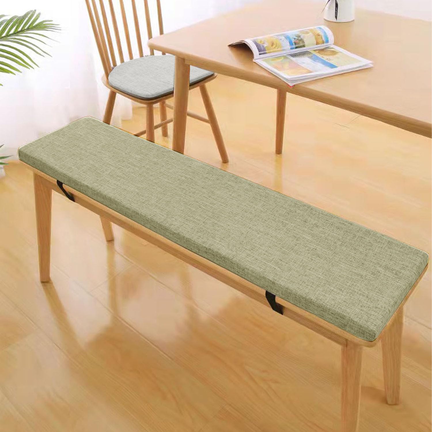 Bankauflage mit abnehmbarem Bezug, fensterbank Kissen 5cm Dicke