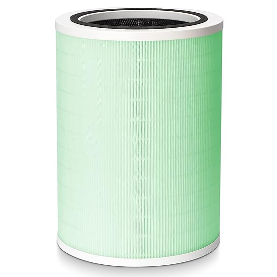 RENPHO Air Purifier for Home Bedroom Allergies and Pets Hair,True H13 HEPA Filter Air Purifier for Large Room 301 SQ.FT,Filters Pollen, Smoke, Dust, Eliminates Germs,Ozone Free