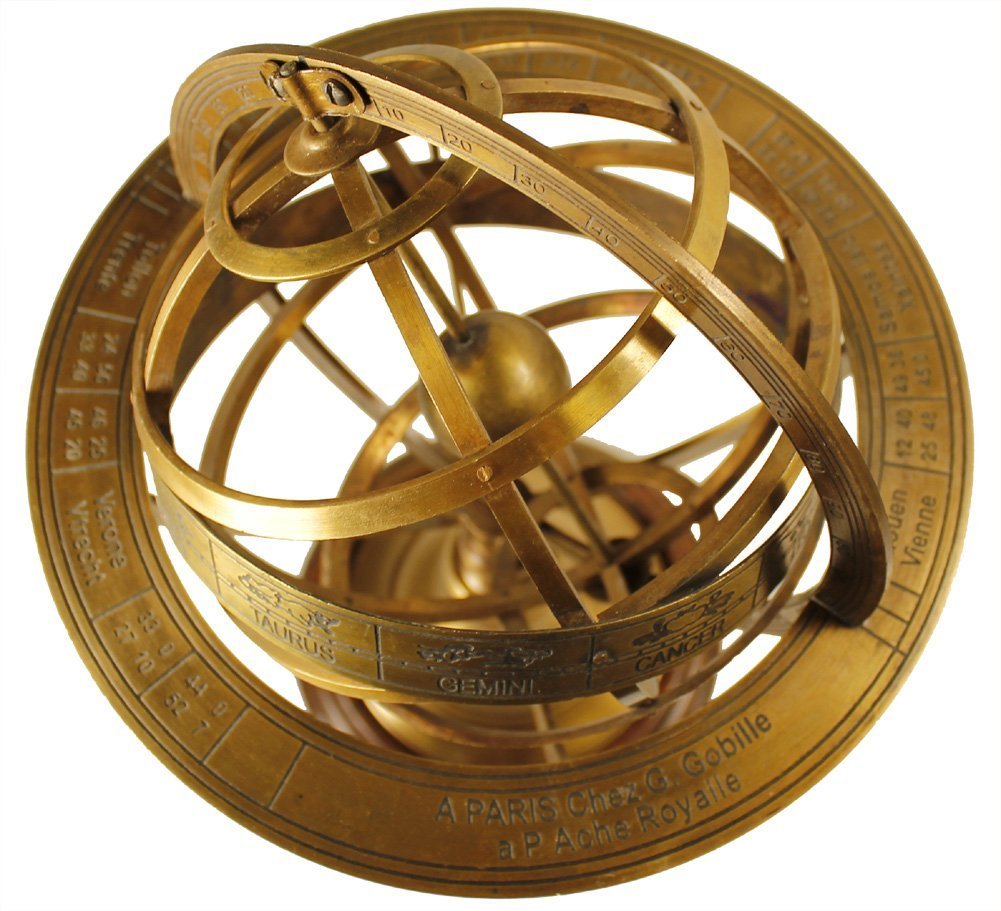 Amazon.com: Brass Antique Finish Armillary Celestial Globe