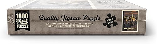 Miniatura 7 de New York City Eagle's View, Vintage Poster - Rompecabezas prémium de 1000 piezas para adultos