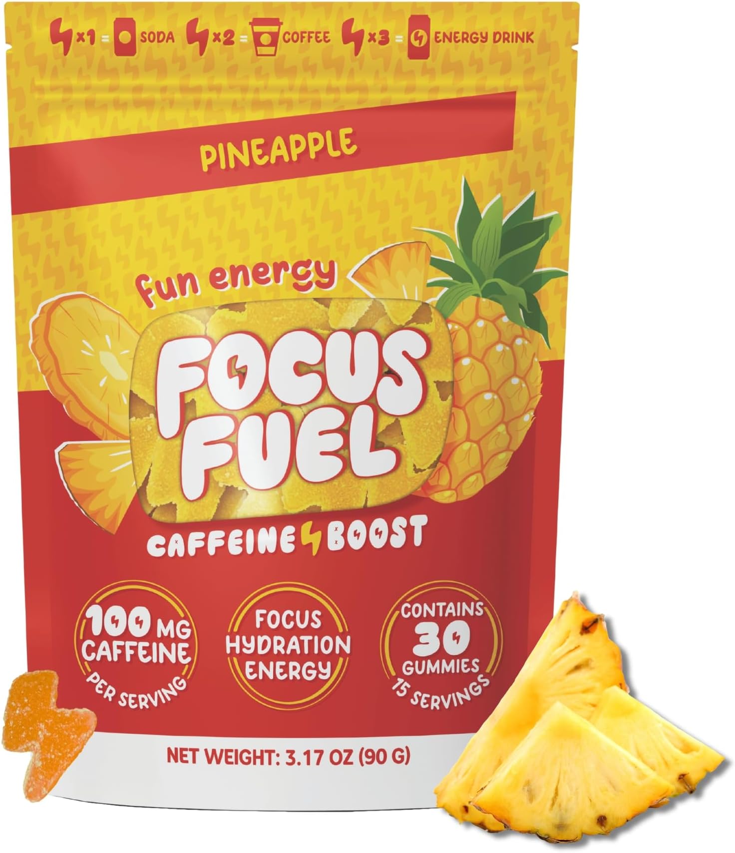 Best Gummies For Energy And Focus Amazon.com: FocusFuel Energy Chews - Focus + Energy Gummies, 100mg