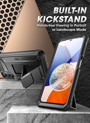 Miniatura 3 de SUPCASE Unicorn Beetle Pro - Funda para Samsung Galaxy A14 5G (2023), funda resistente con clip para cinturón y soporte con protector de pantalla