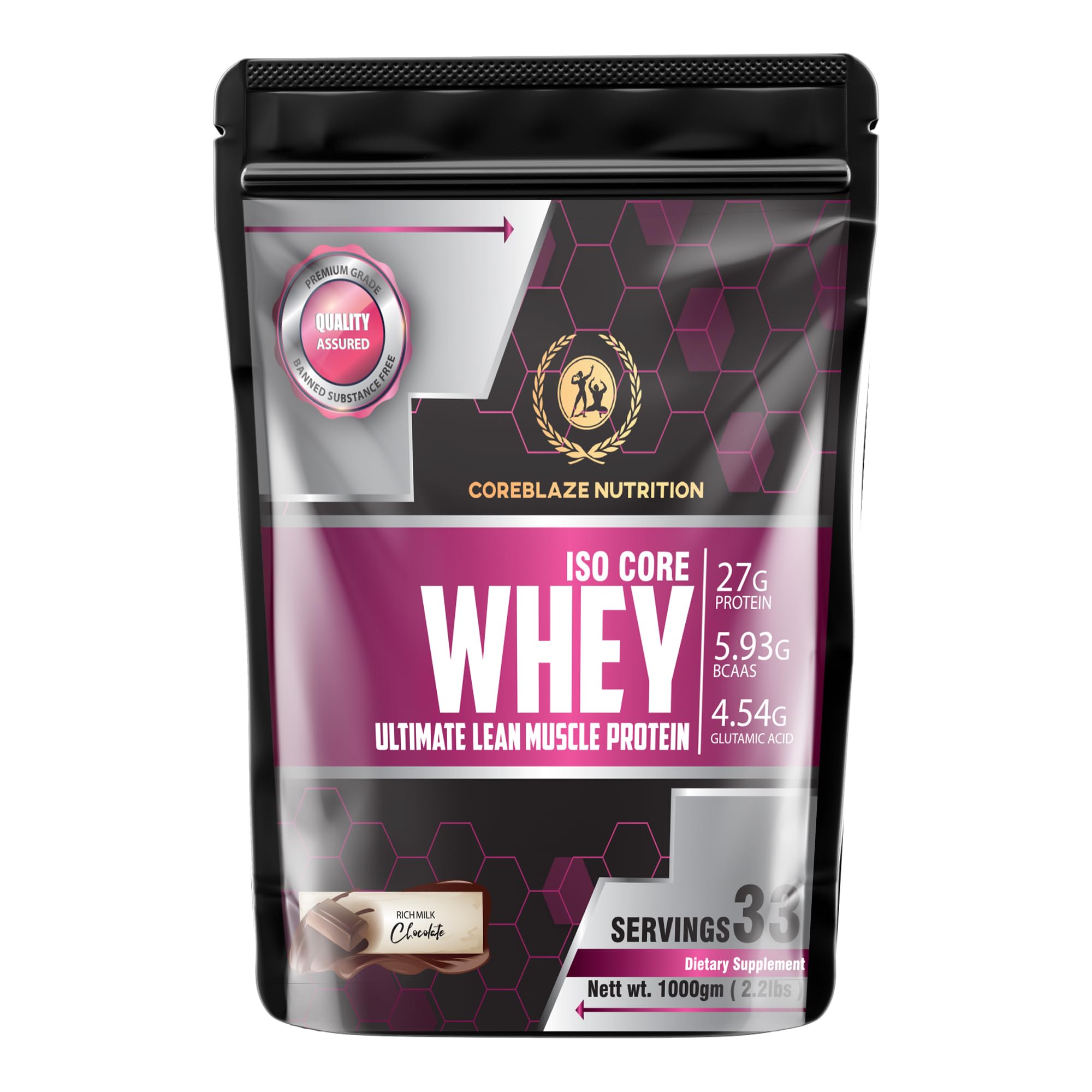 Coreblaze Nutrition® Best Whey Body building Protein powder Isolate 90% for Men & Women (Chocolate, 5 kg) (B0CXDM5J99) Amazon Price History, Amazon Price Tracker
