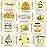 QTL Stickers for Kids Bee Stickers Laptop Stickers for Teens Girls Boys Honey Bee Stickers for Water Bottle Waterproof Stickers Cute Stickers 50Pcs