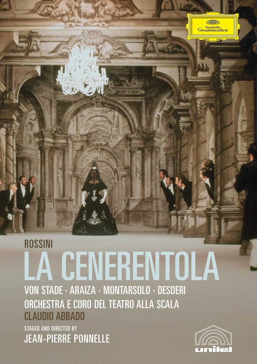 Rossini - La Cenerentola / Frederica von Stade, Francisco Araiza, Paolo Montarsolo, Claudio Desderi, Laura Zannini, Claudio Abbado