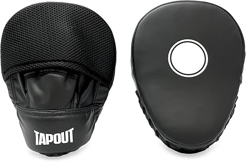Miniatura 4 de TAPOUT Kit de boxeo con guantes de 10 onzas y almohadillas de enfoque de bloqueo a juego