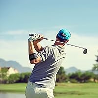 Vista 8 de OrthoSleeve Codera ES3 diseñada para prevenir y revivir el dolor asociado con codo de tenista, codo de golfista, dolor general de codo y dolor