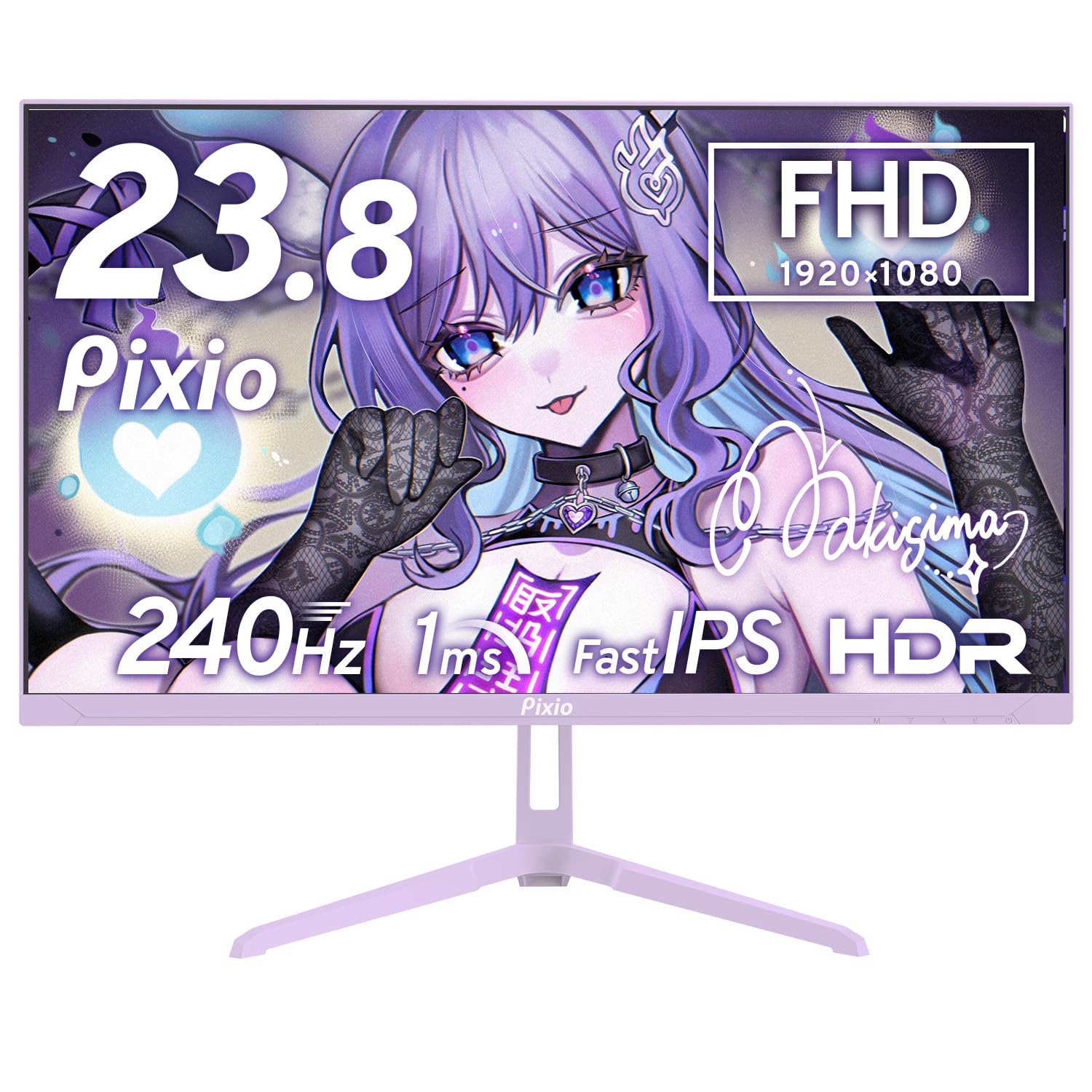 Amazon.co.jp: Pixio ゲーミングモニター PX249Wave パープル 24インチ