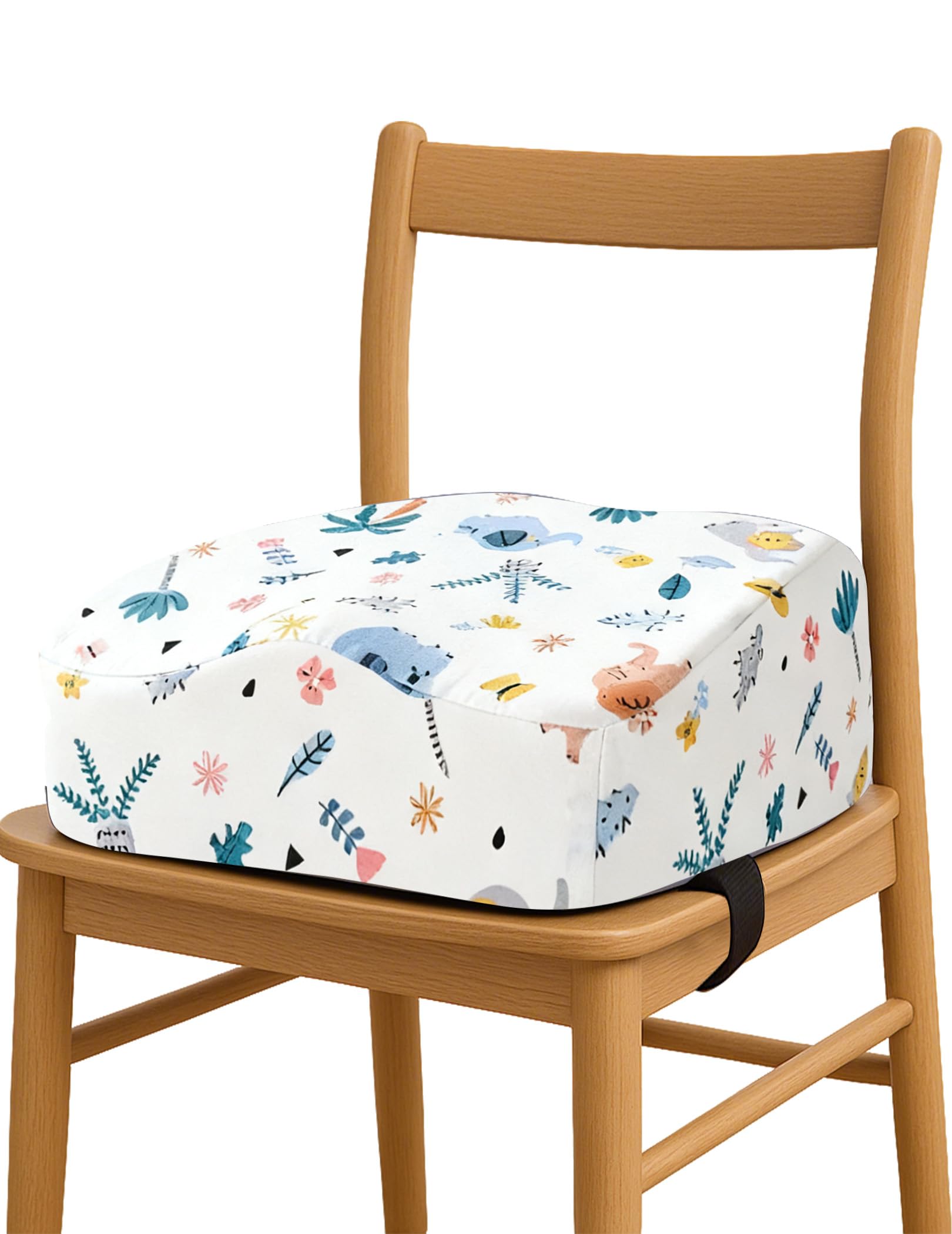 Photo 1 of Babelio ErgoUp Booster Seat for Kitchen Chair, Promote Proper Upright Posture, Toddler Booster Seat for Dining Table, Removable & Washable Cover, Suitable for 18 Months to 5 Years, White Elephant