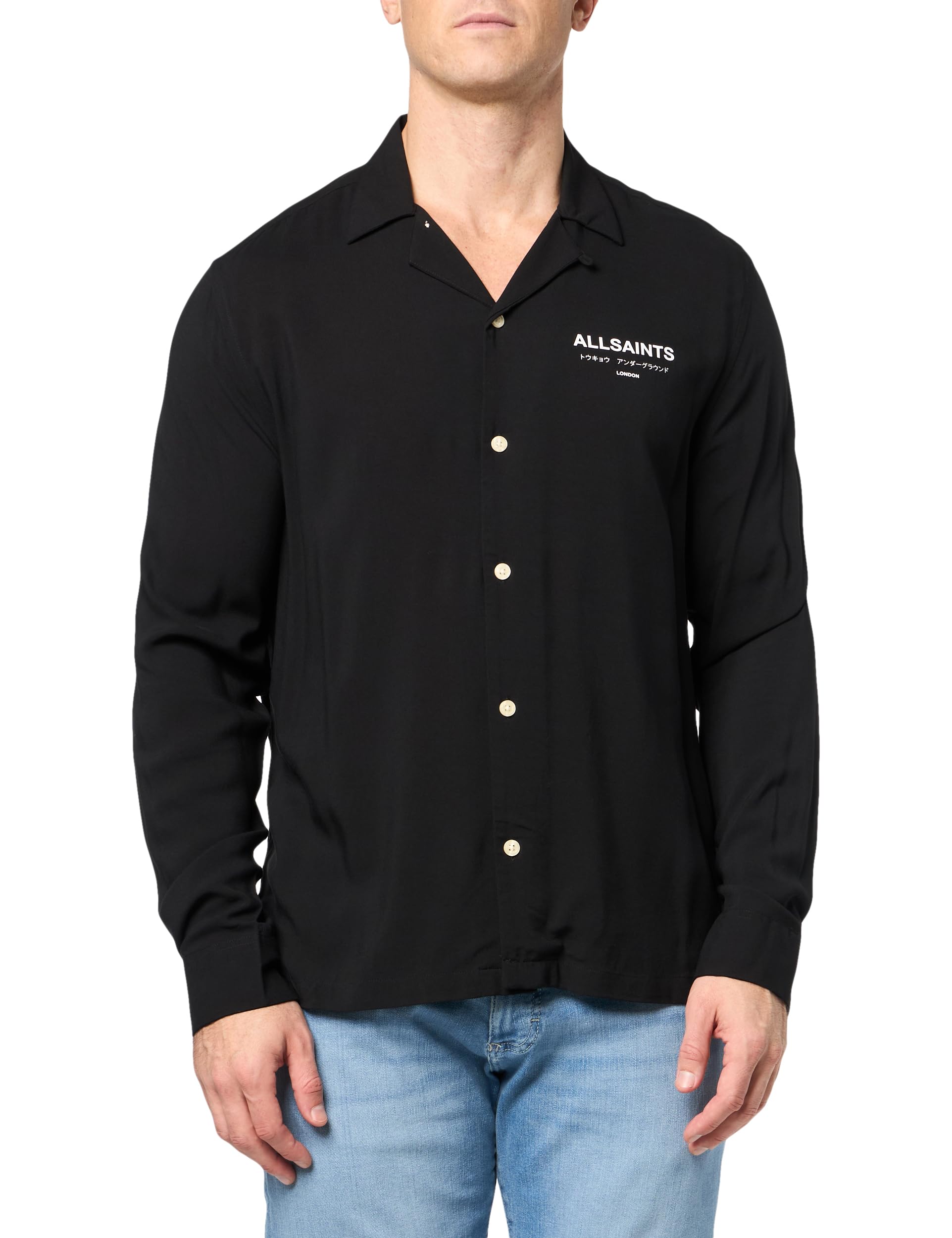 AllSaints Men's Underground Long Sleeve Shirt