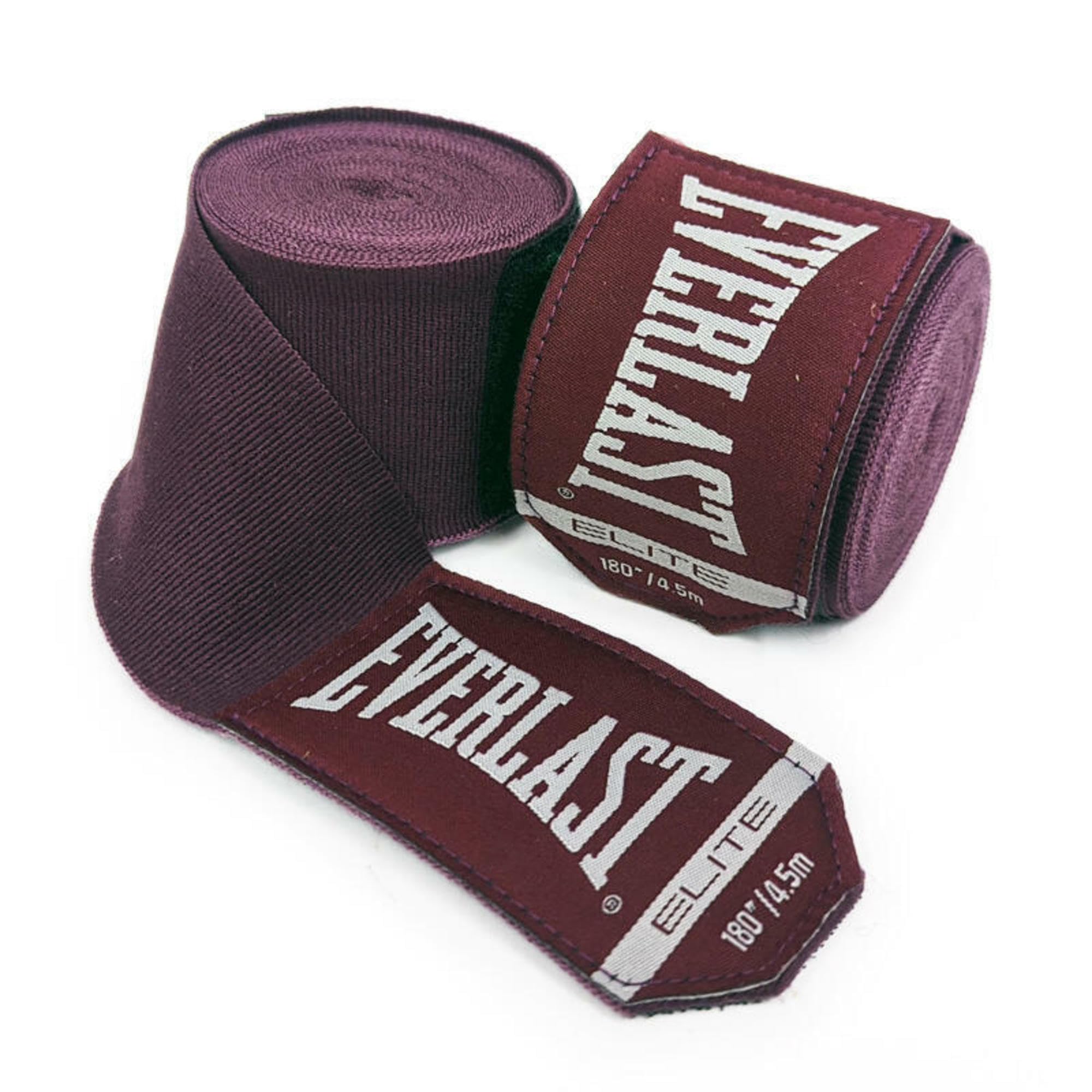 Everlast Elite Handbandagen, 457,2 cm, atmungsaktives Nylon-Polyester, Klettverschluss, Handgelenk- und Knöchelschutz, Tragen unter Wald oder Trainingshandschuhen, ideal für Kampfsportarten