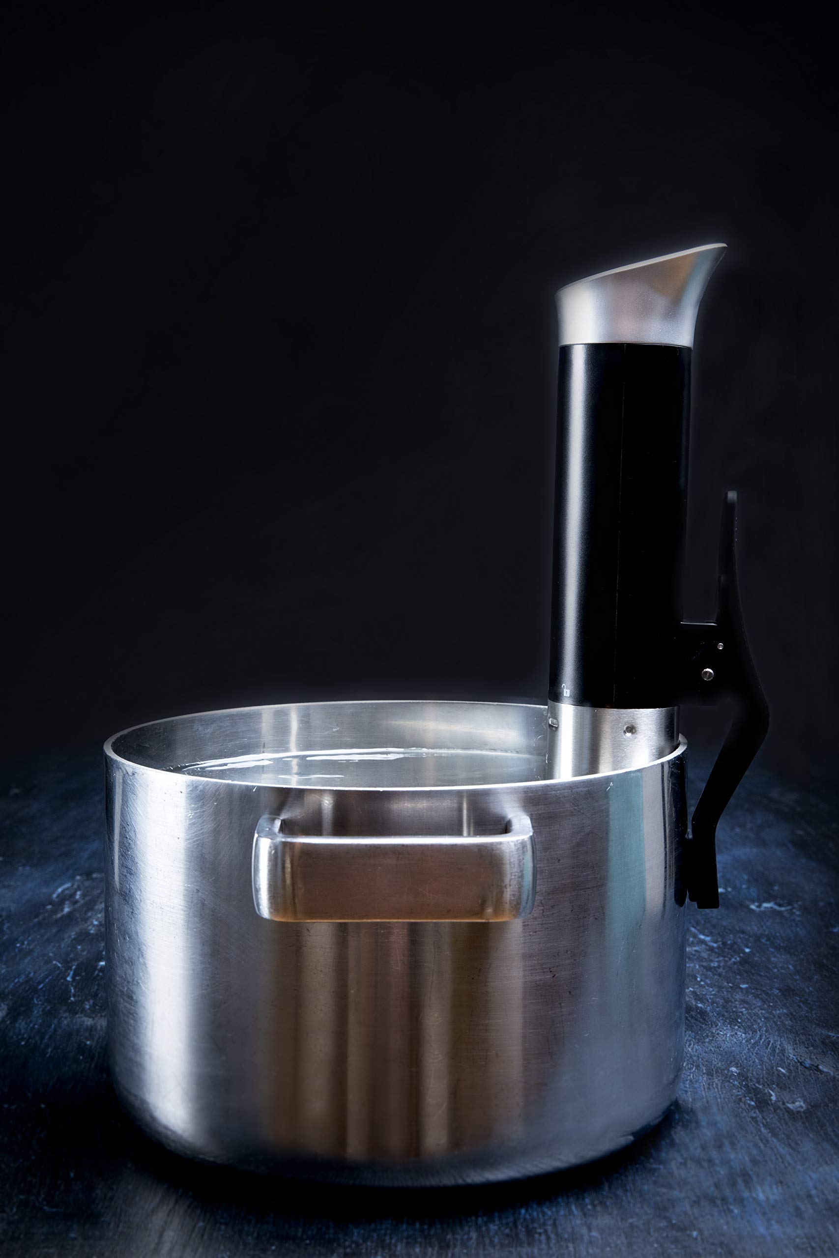 Gastronoma 18310009 WIFI Sous Vide Stick Garer, APP en alemán, 1000 W, diseño de acero inoxidable
