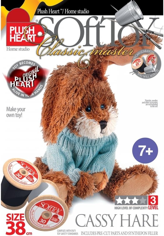 Plush Hearts 38 cm DIY Sitting Rabbit