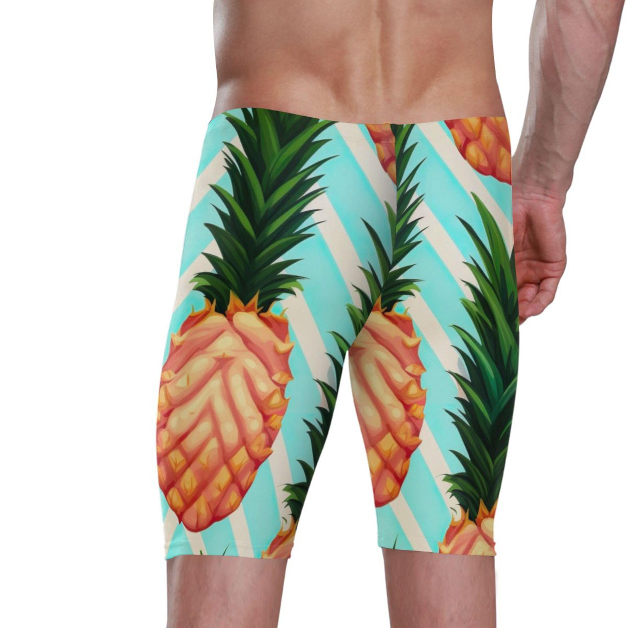 UMIRIKO Pineapple Fruit Swim Jammers Swimsuit for Men XXL B0400977