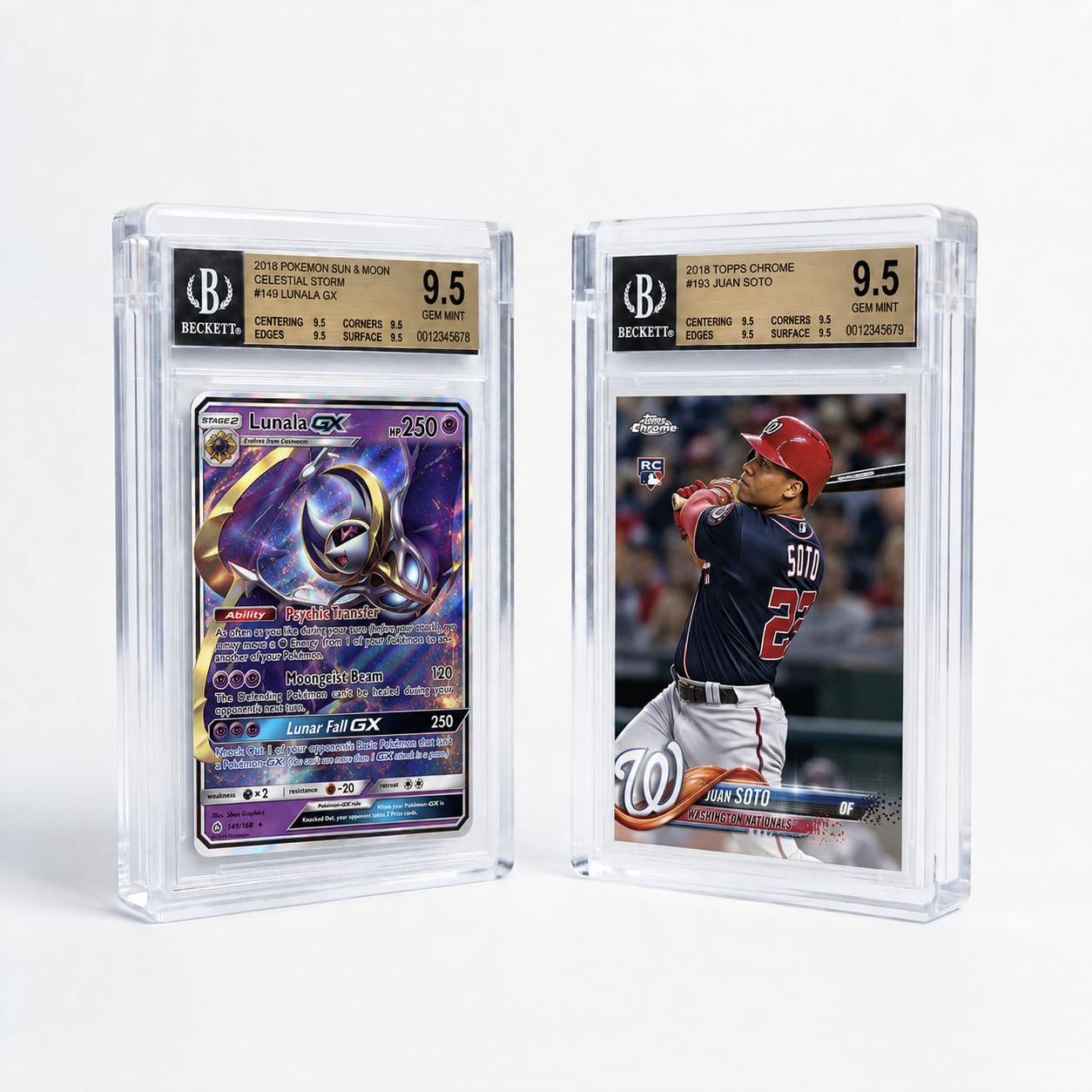 BGS Slab Protector, BGS Slab Guard &amp; Acrylic Graded Card Display for BGS