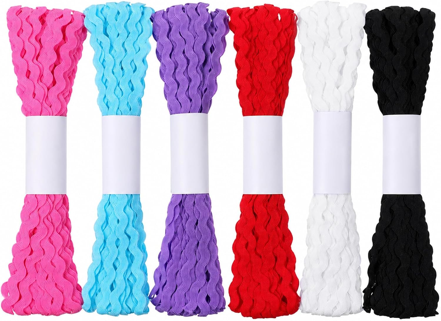 Rick Rack Trim for Sewing, 66 Yards 5 mm Wave Bending Fringe RIC Rac Trim