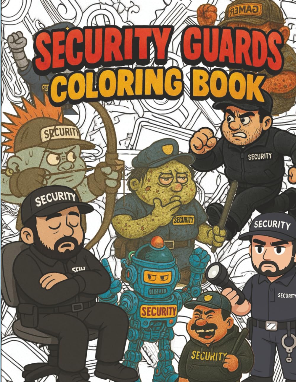 Security Guards coloring book (Clash)