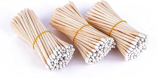 Miniatura 8 de 150 fósforos decorativos blancos de 3 pulgadas, fósforos largos de madera para decoración del hogar, regalos, accesorios y eventos, fósforos largos
