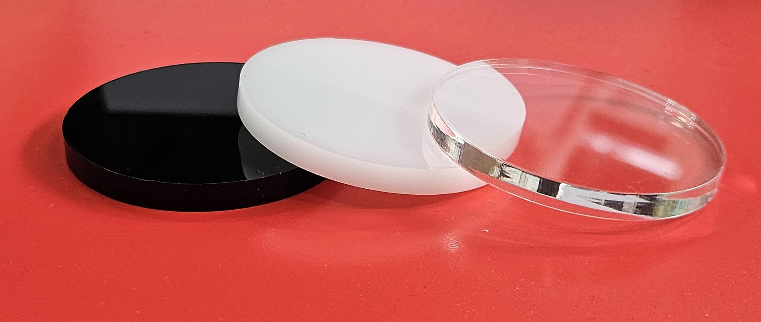 Generico Dischi - Cerchi Vetro Acrilico/Acrylic Glass 8 MM - Diametro CM: 5/10/15/20/25/30/35/40/45/50/55/60/65/70/75/80/85/90/95/100 (15 CM, Trasparente)