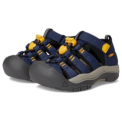 KEEN Kids Newport H2 (Toddler/Little Kid) Kids Shoes Naval Academy/Keen Yellow
