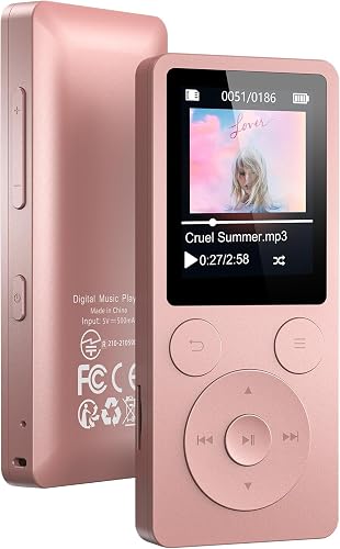Lecteur MP3 32Go Bluetooth 5.3 - Baladeur Portable 37g av…