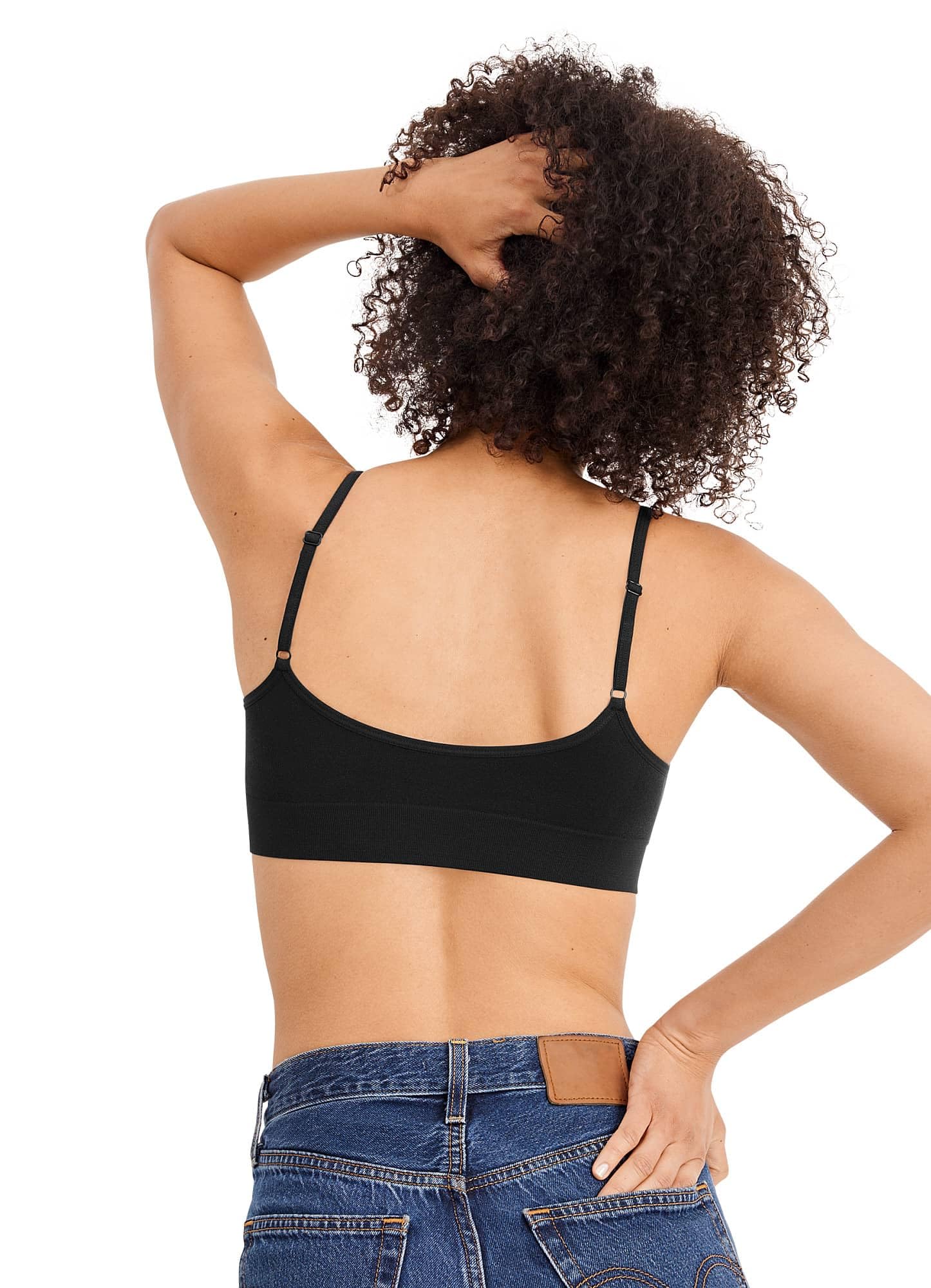 Jockey Women's Modern Micro Seamfree Bralette 2-Pack | Wire-Free Cami Strap Bra With Removable Cups - View #7
