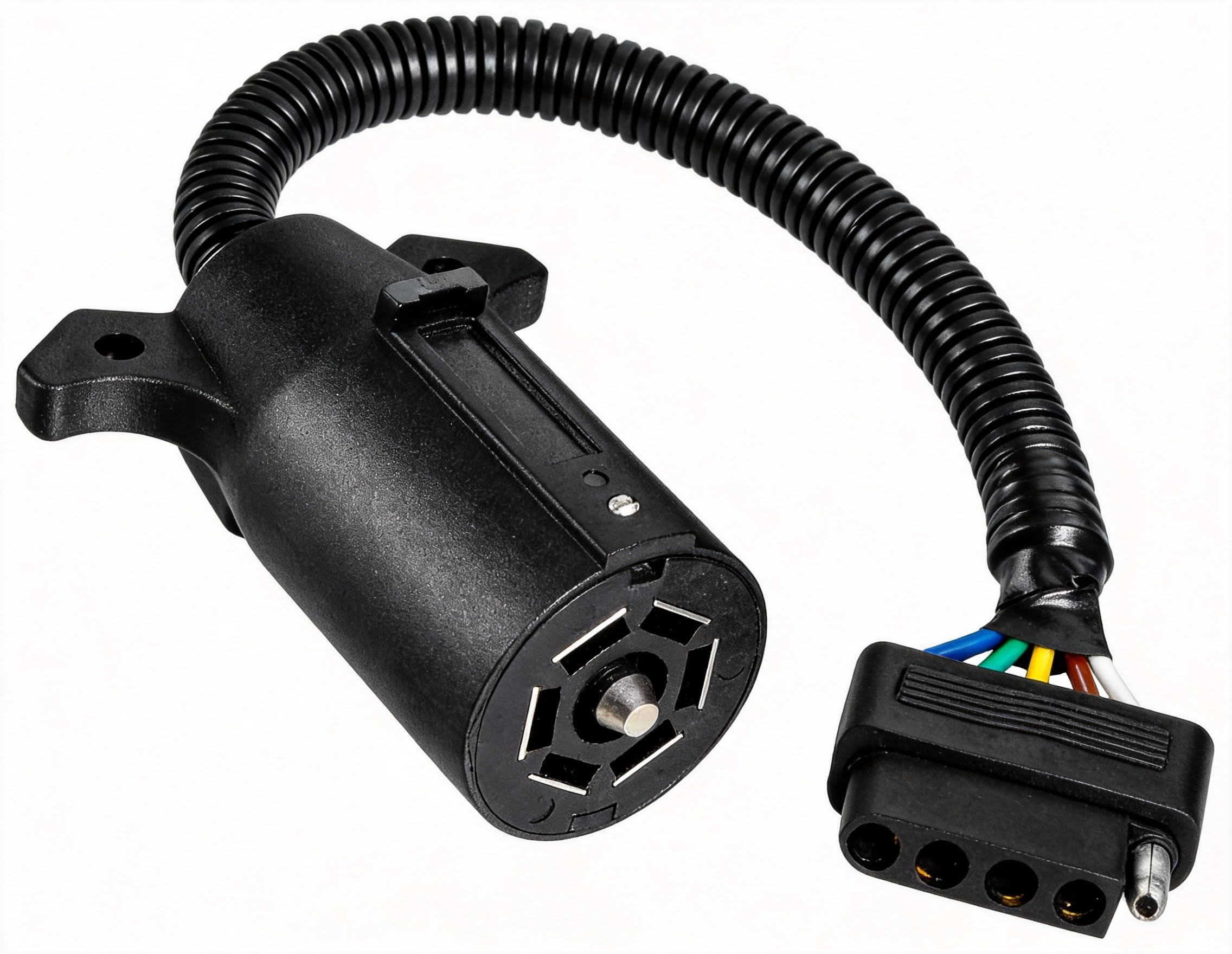 NEWSUN 7 to 5 Pin Trailer Plug Adapter
