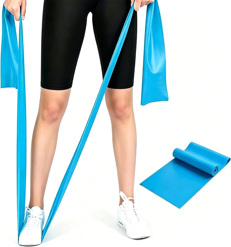 Bandas de resistencia para entrenamiento en casa,Banda de resistencia larga para fisioterapia | Bandas elásticas de fitness sin látex de 59 pulgadas para yoga, pilates, gimnasio, viajes, bandas de ejercicio en casa para mujeres, hombres, embarazadas, personas mayores