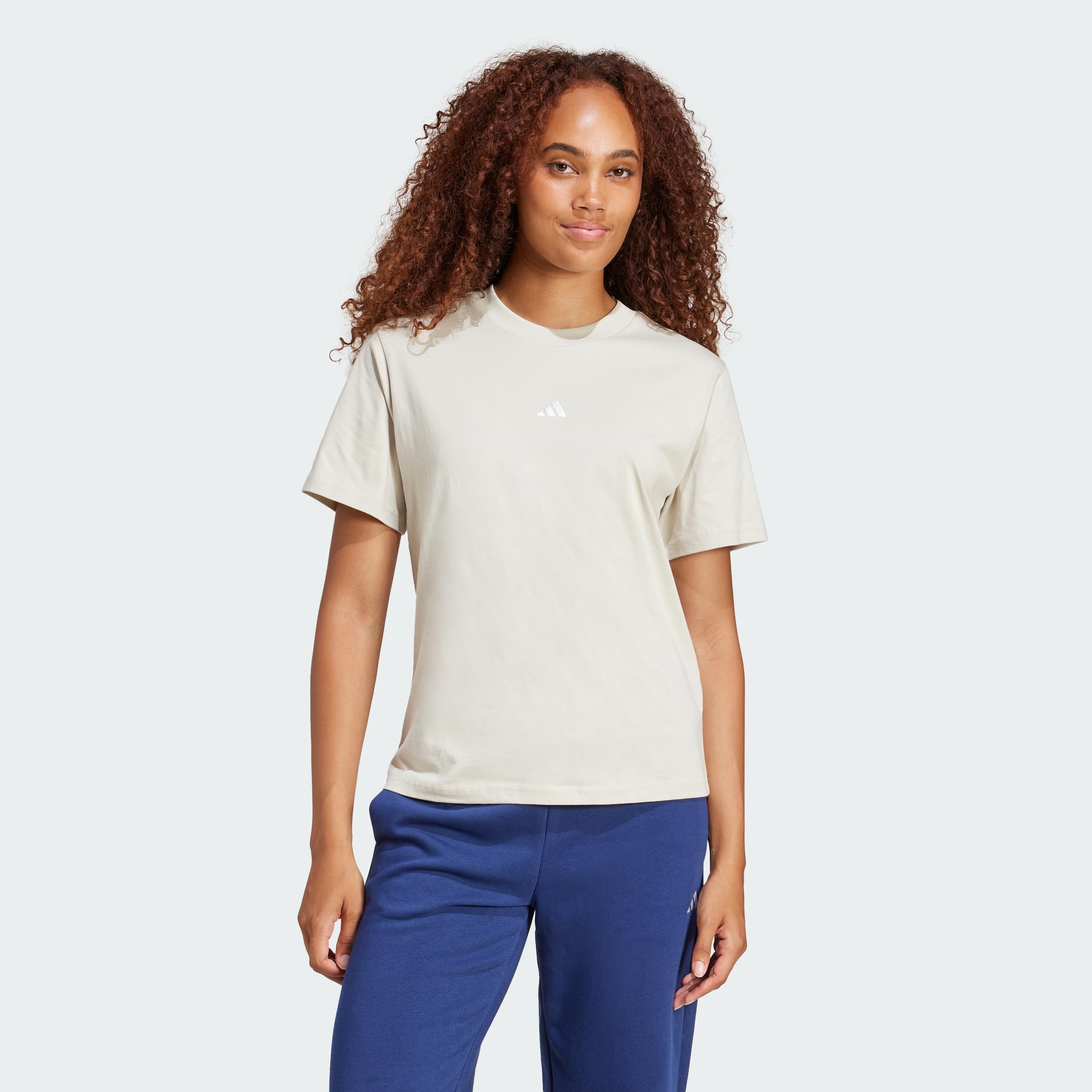 Adidas Essentials Small Logo T-Shirt Camiseta de Manga Corta Mujer — view 35