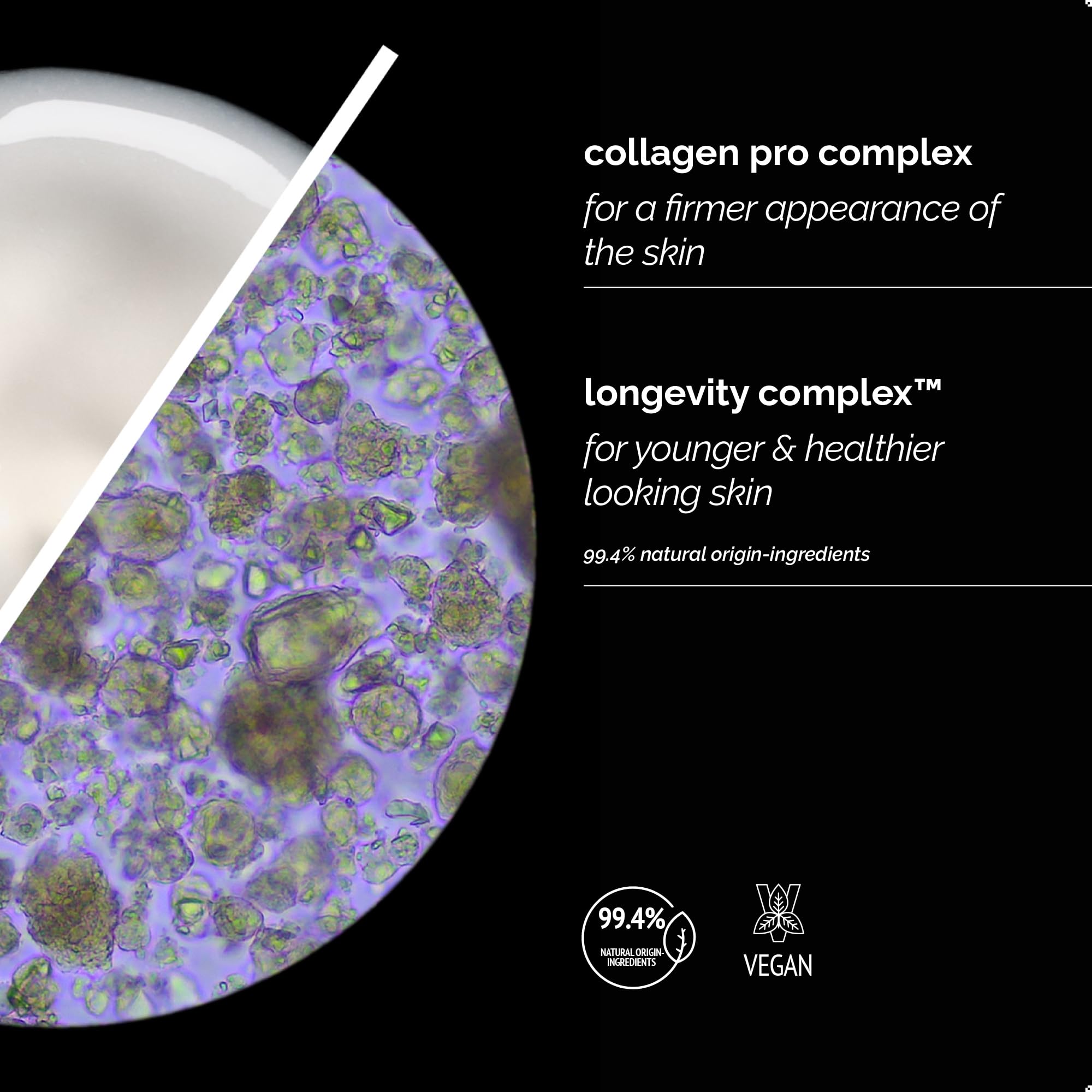 /skin regimen/Lx Longevity Collagen+ Serum, Redensifying Filler Effect, Smooths, Softens, Plumps, Longevity Complex™, Collagen Pro, Clean Beauty, Vegan, Mature Skin, Daily Use, 1.01 Fl Oz