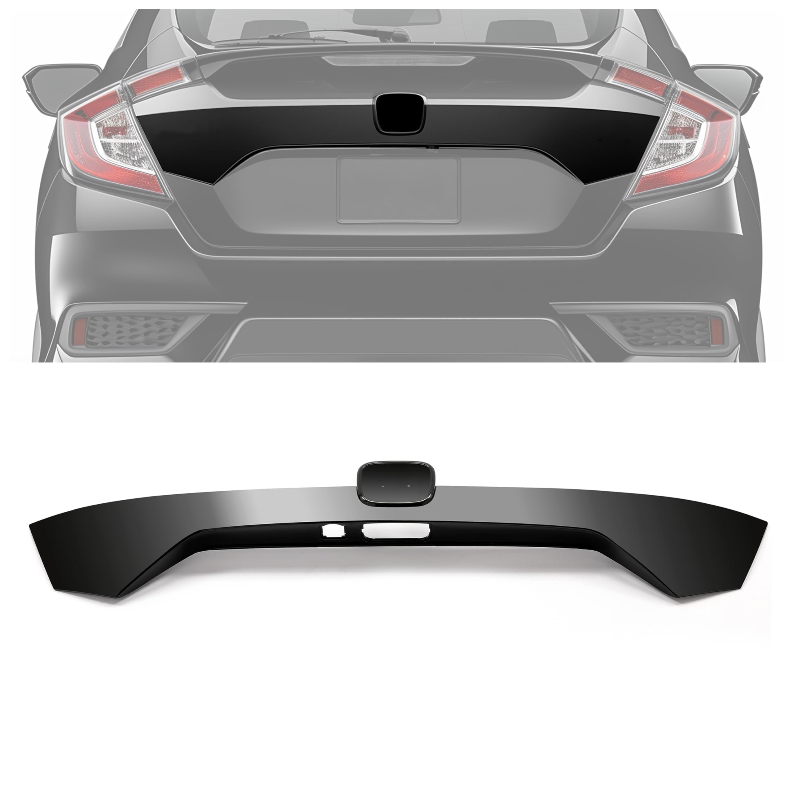 Amazon.com: KUAFU Rear Trunk Lid Tailgate Molding Trim Compatible