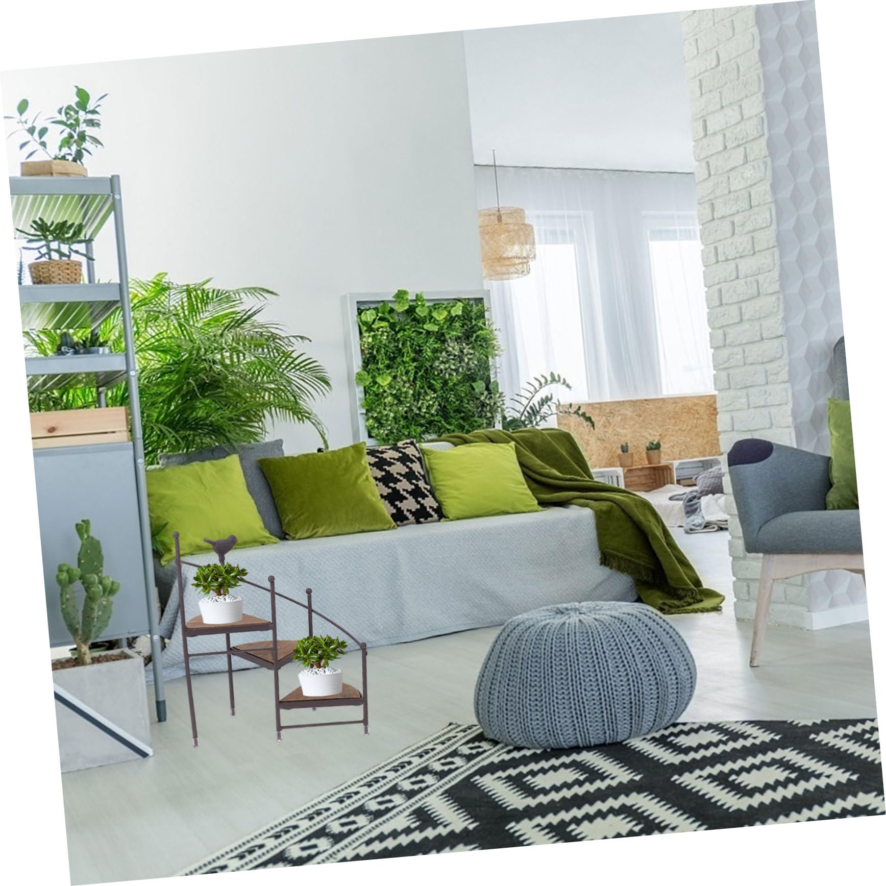 Kisangel Support Pot De Fleur à Plusieurs Niveaux Pour Plantes Grasses Étagère à Plantes Sur Pied