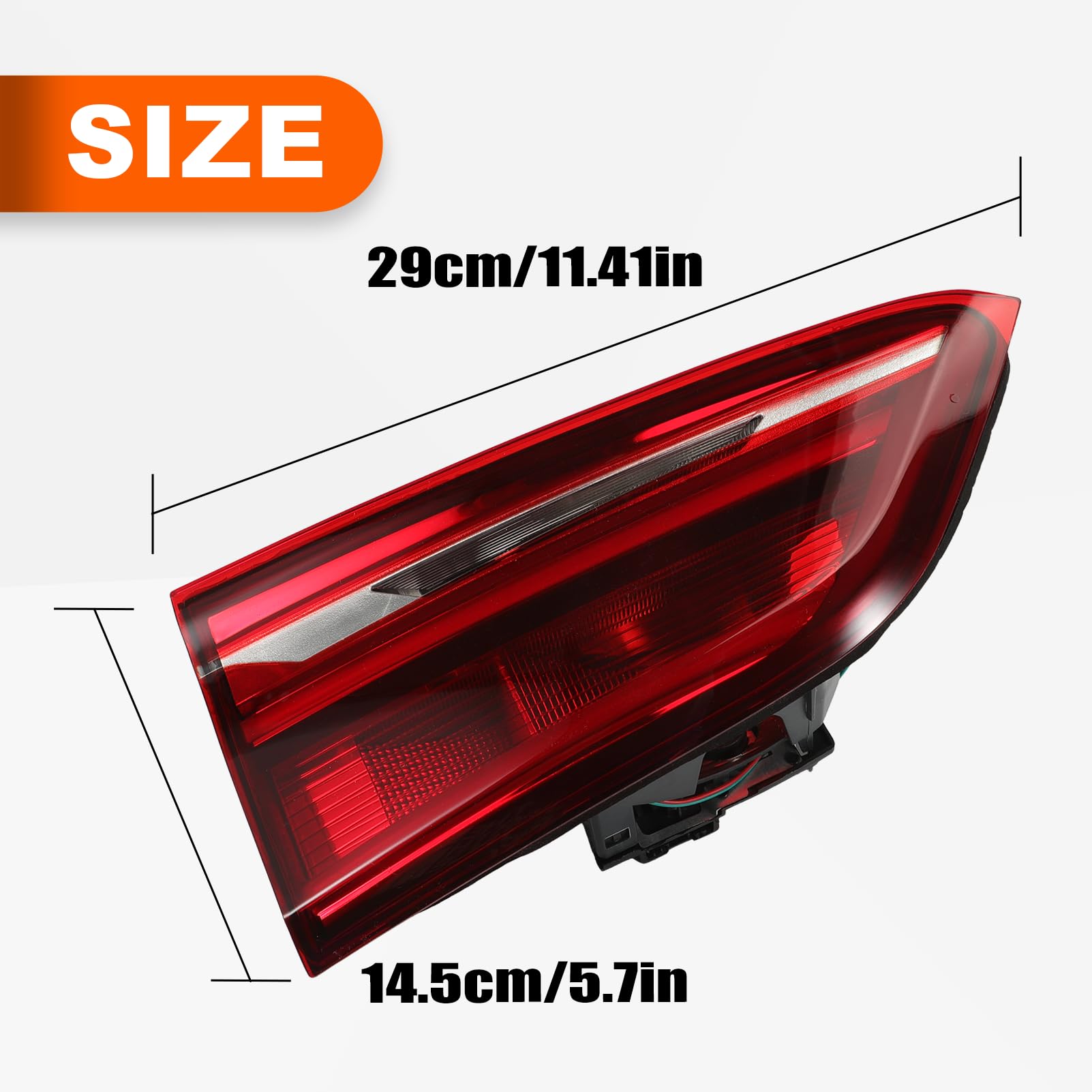 Rücklicht für BMW X1 F48 2014-2022 63217350697 Linke Innere Rücklichtbaugruppe, Außenrücklicht (Inside Left) 63217350697