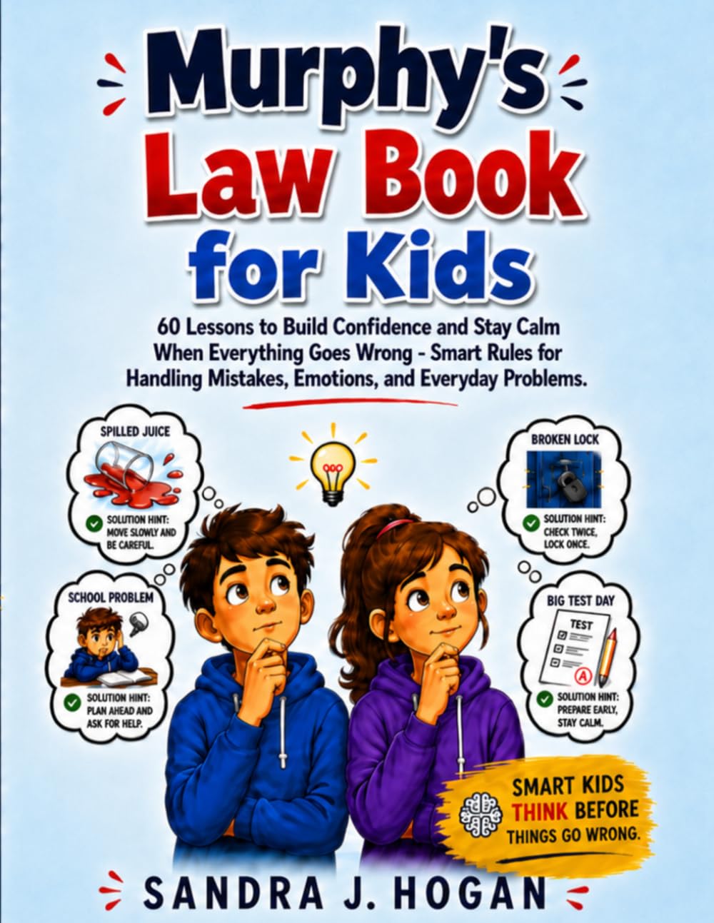 Murphy's Law Book for Kids: 60 Lessons to Build Confidence and Stay Calm When Everything Goes Wrong - Smart Rules for Handling Mistakes, Emotions, and Everyday Problems