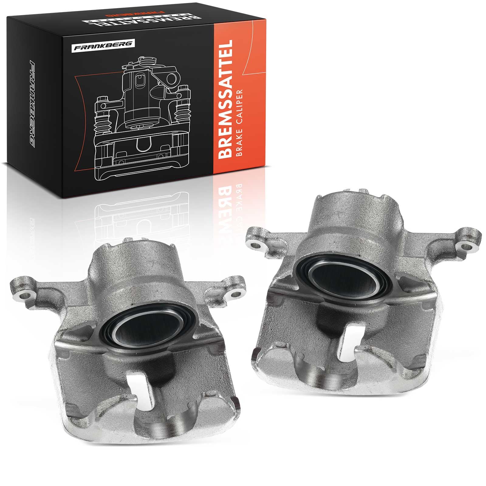 Frankberg 2x Pinza Freno Asse Anteriore Sinistra Compatibile con Qashqai +2 I J10 JJ10 L4 2-2.0L 2007-2013 X-Trail T31 L4 2.0L L4 2.5L 2007-2013 Replace# 344123