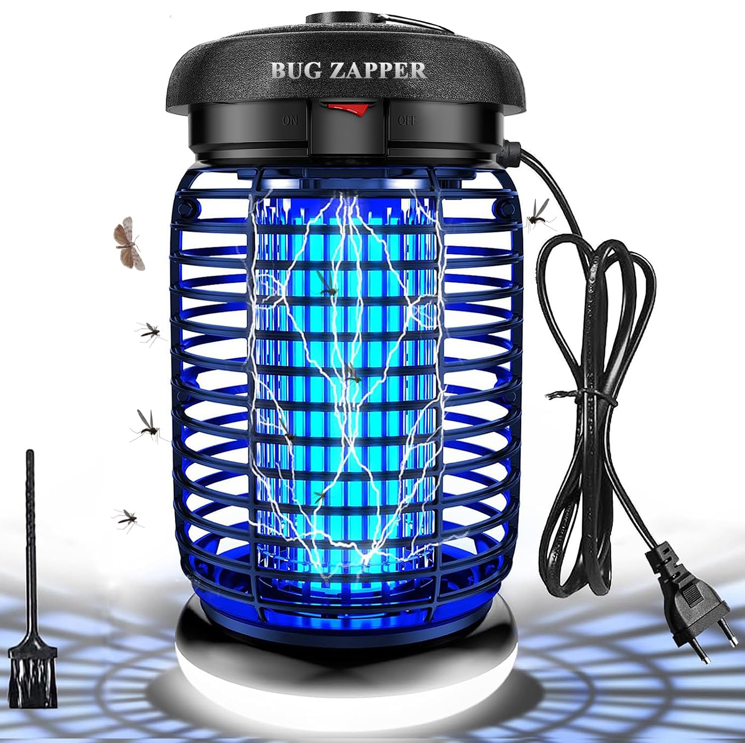 Obcarn Attrape Mouche Tue Mouche Electrique Anti Moustique Exterieur Interieur sans Fil UV Lampe avec 5 Bleu Un côté Morceaux Plaque adhésives Fly Trap Appareil Tue Mouche Lampe Mouche Insectes Obcarn Attrape Mouche Tue Mouche Electrique Anti Moustique Exterieur Interieur sans Fil UV Lampe avec 5 Bleu Un côté Morceaux Plaque adhésives Fly Trap Appareil Tue Mouche Lampe Mouche Insectes