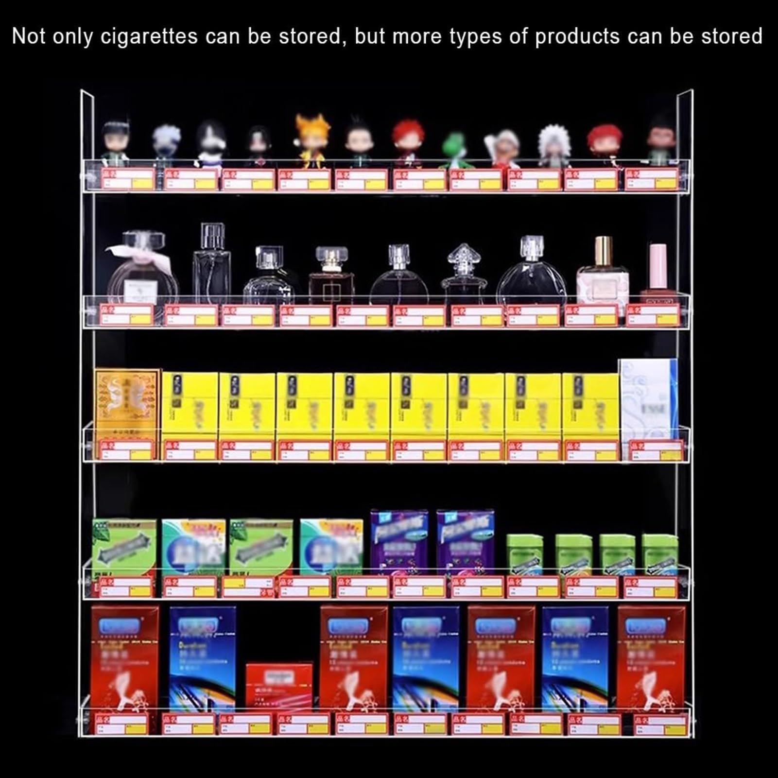 TOBACCO タバコ 陳列棚 ディスプレイラック 店舗什器 ショーケース Amazon.co.jp: タバコショーケース ディスプレイラック、 アクリル製