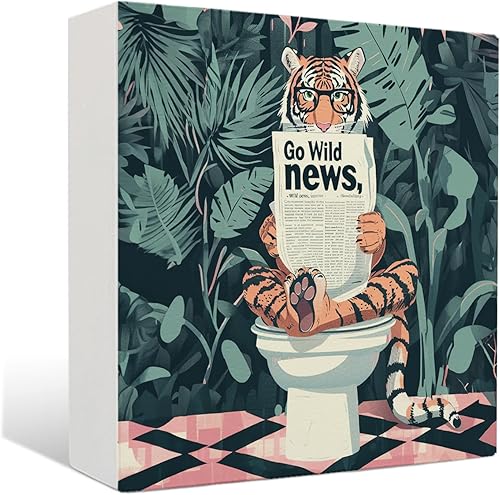 Miniatura 16 de Decoración de Baño de Vaca Highland - Hello Sweet Cheeks Decoración de Baño, Letrero de Madera Rústico del Oeste de Vaca Highland, 5 X 5 Pulgadas