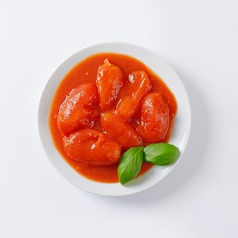 Sogno Toscano whole peeled tomatoes with basil leaf, hand picked and GMO free / 800 gr - 1.8 lb
