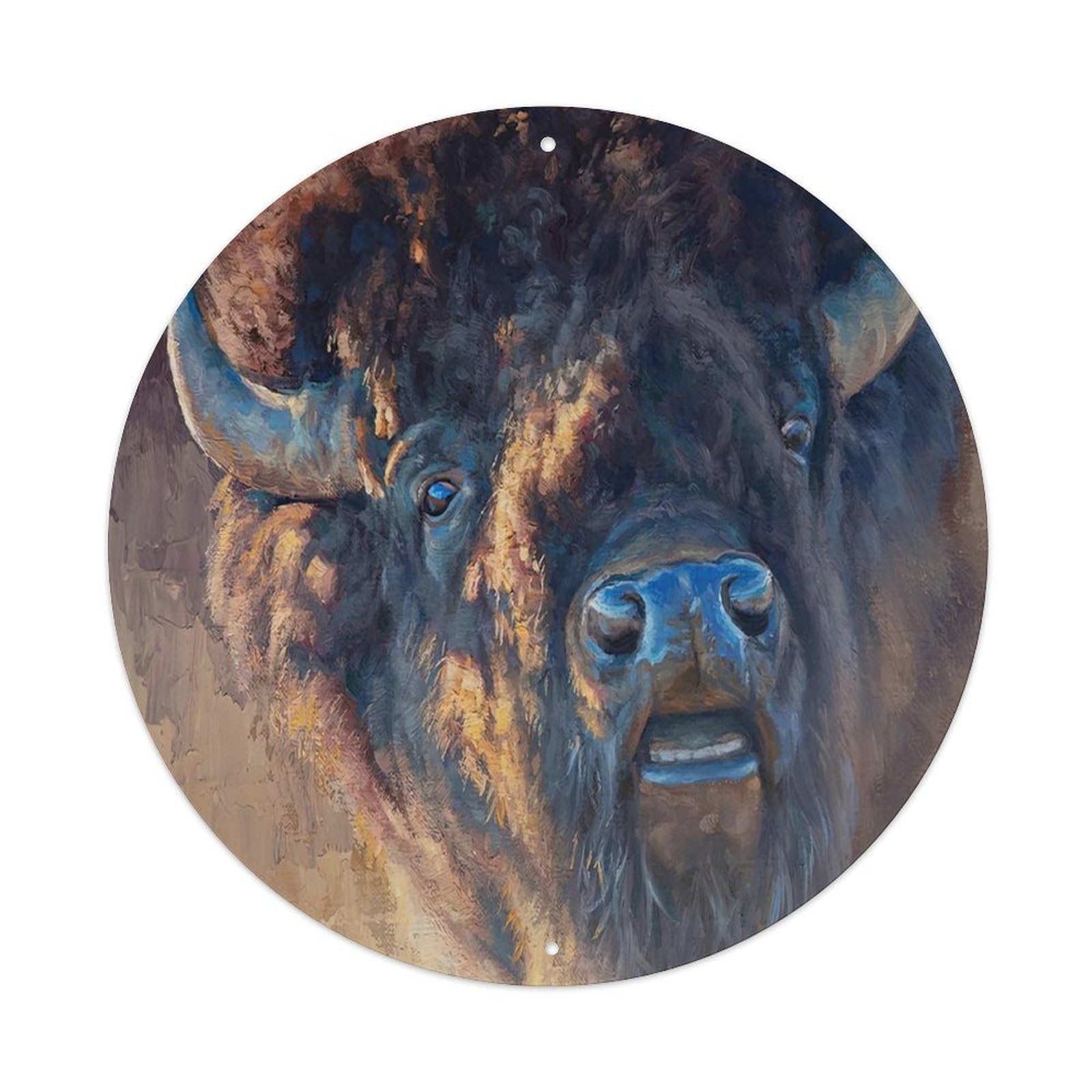 Animal Artwork Curious Cows Metal Tin Sign