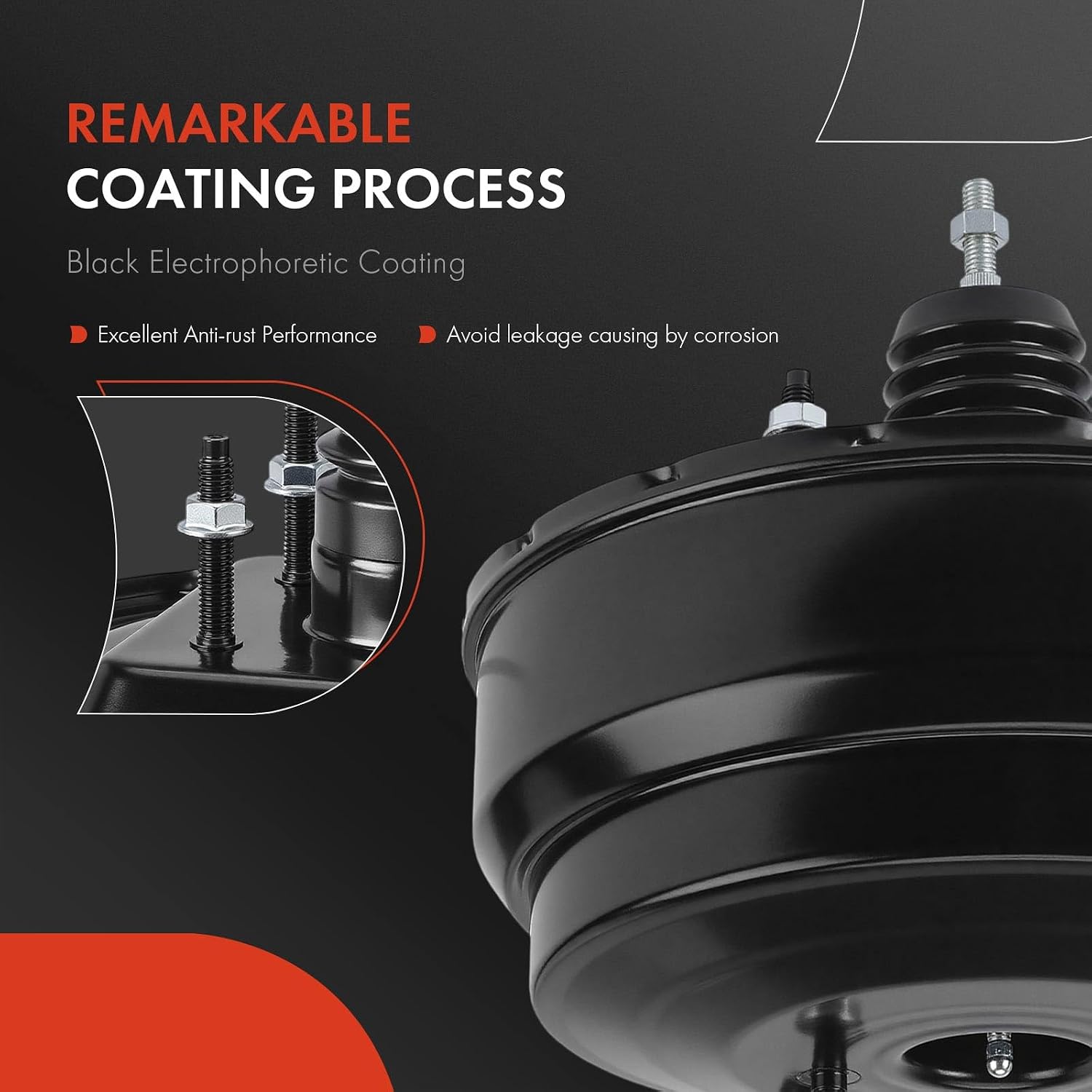 A-Premium Vacuum Power Brake Booster Compatible with Honda CR-V CRV 1997-2001, Odyssey 1998 & Acura CL 1998-1999, Integra 1998-2001, Without Master Cylinder
