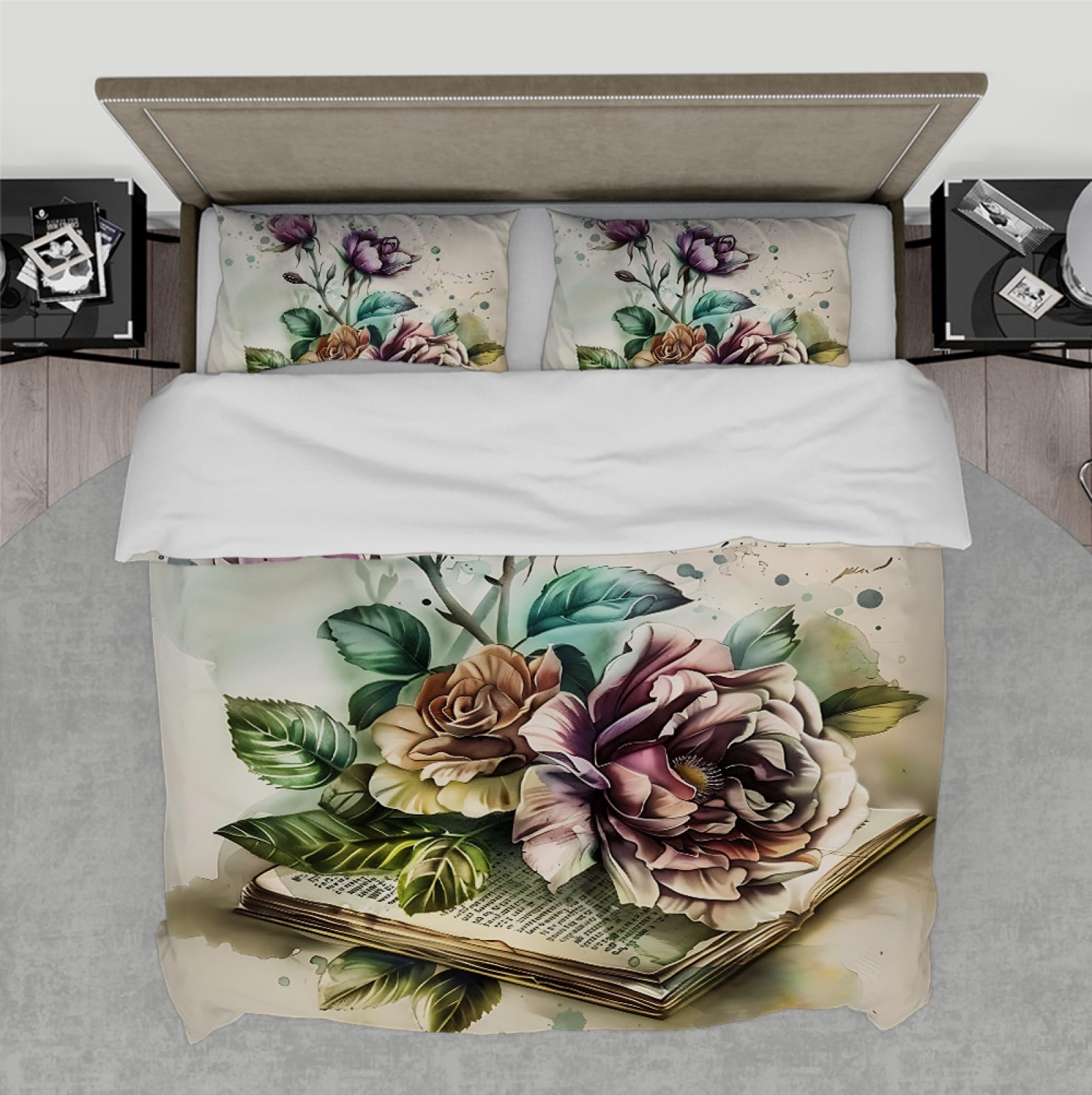 Parure de lit fleurs pour retrouver le calme et le sommeil