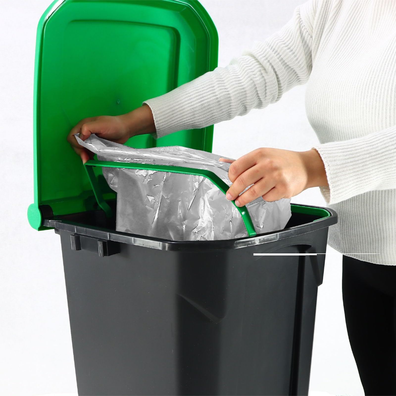 Poubelle 30L Tri Sélectif (Rouge)