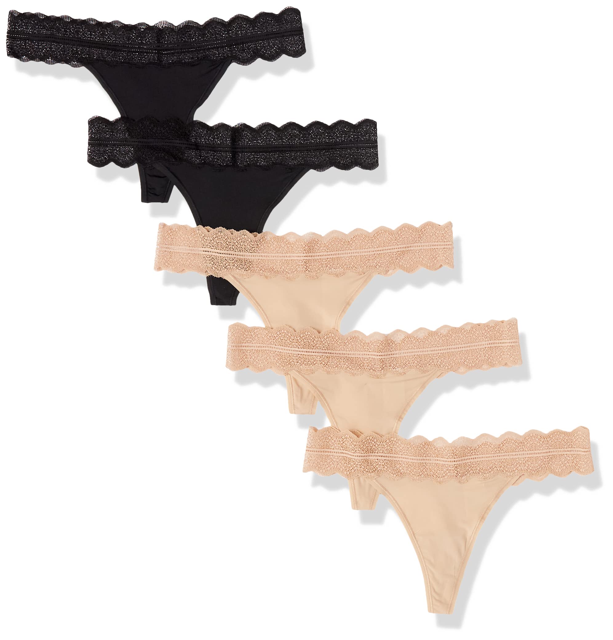 Calvin KleinWomen's Micro with Lace Band Thong Panty