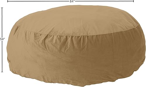 Miniatura 314 de Chill Sack - Funda para puf Microgamuza - Carbón - Solo funda,Microsuede - Chocolate - Solo funda,Microsuede - Azul marino - Solo funda,Guijarro -