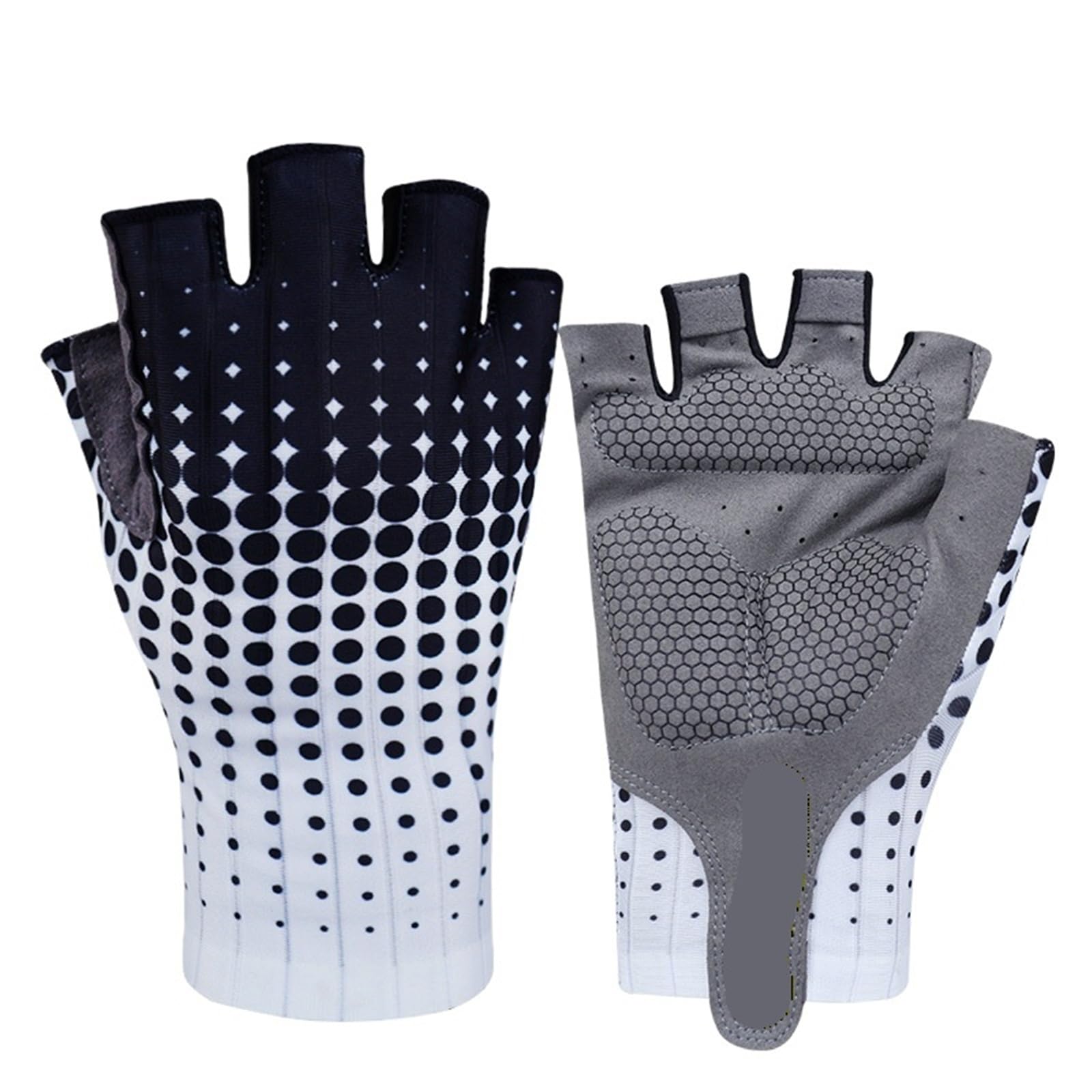 Guanti da ciclismo mezze dita stile Pro Aero | Guanti sportivi traspiranti for ciclismo su strada, adatti a tutti i ciclisti in viaggio all'aria aperta