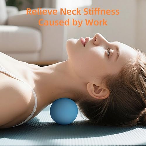 Miniatura 4 de Pelotas de lacrosse de masaje para liberación miofascial, terapia de puntos gatillo y terapia de yoga, bola de masaje de pies para aliviar la